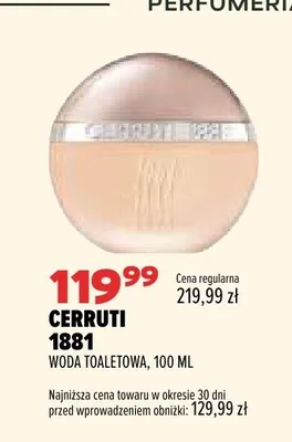 Woda toaletowa Cerruti 1881 promocja w Drogerie Natura