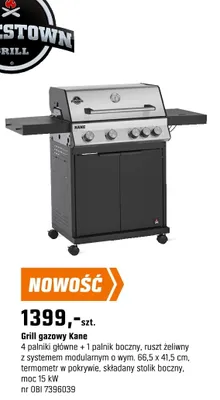 Grill gazowy Kane promocja w OBI