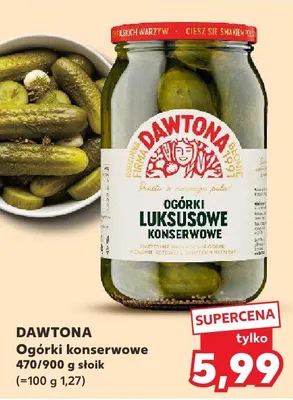Ogórki konserwowe Dawtona promocja w Kaufland