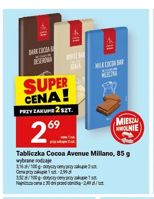 Tabliczka Cocoa Avenue Millano biała promocja w Twój Market