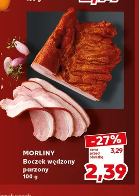 Boczek wędzony parzony Morliny promocja w Kaufland
