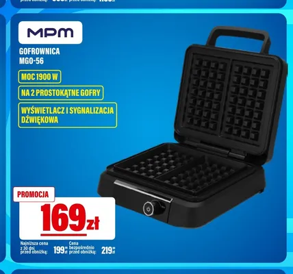 Gofrownica Mpm promocja w RTV EURO AGD