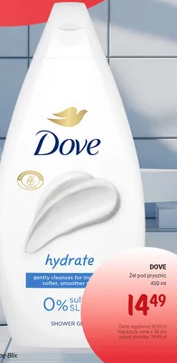 Żel pod prysznic hydrate, 450 ml promocja w Rossmann