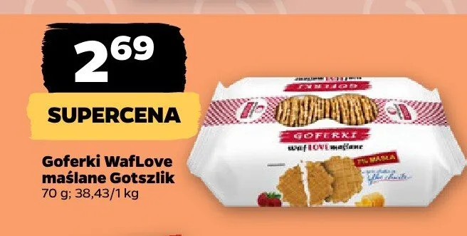 Gofry maślane WafLove promocja w Netto