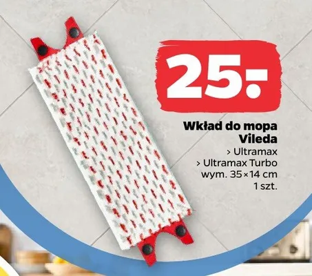 Wkład do mopa Vileda Ultramax promocja w Netto