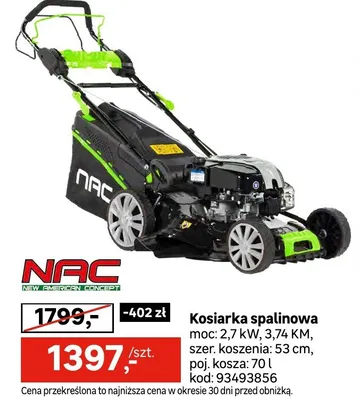 Kosiarka spalinowa NAC 2.7kW promocja w Leroy Merlin