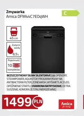 Zmywarka Amica DFM44C7EOqWH promocja w kakto.pl