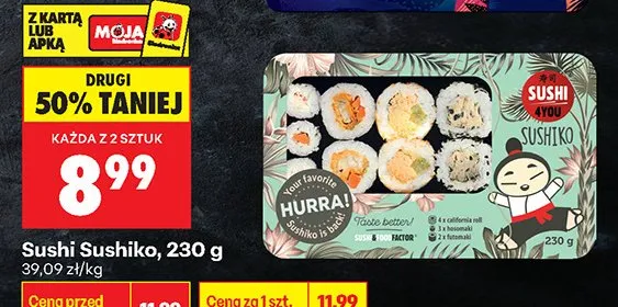 Zestaw sushi Suchiko Sushi4You promocja w Biedronka