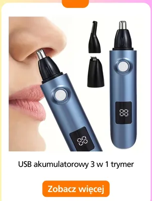 Trymer 3 w 1 USB akumulatorowy promocja w Temu