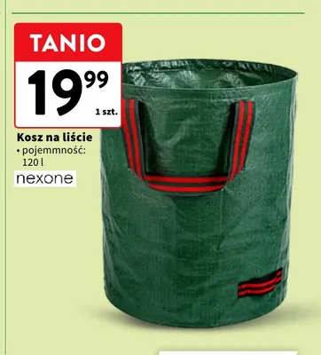Kosz na liście 120 l Nexone promocja w Intermarche