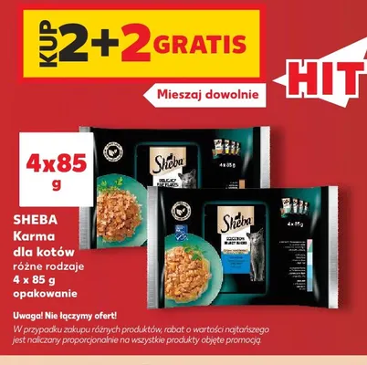 Karma dla kotów Sheba 4-pak promocja w Kaufland