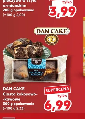 Ciasto kokosowo-kawowe Dan Cake promocja w Kaufland