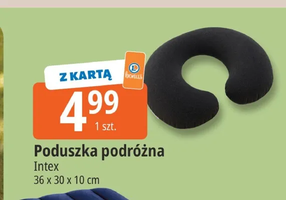 Poduszka podróżna Intex promocja w Leclerc