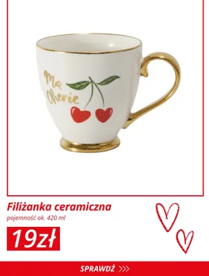 Filiżanka ceramiczna promocja w KiK