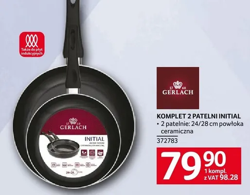 Komplet 2 patelni Initial promocja w Selgros