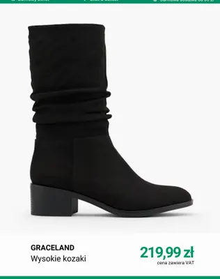 Wysokie kozaki Graceland promocja w Deichmann