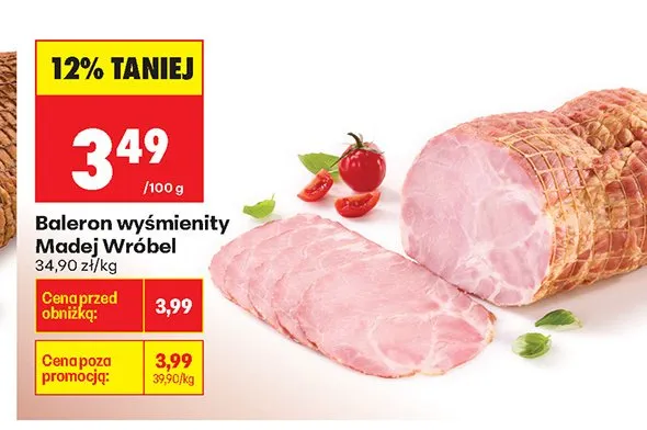 Baleron wyśmienity promocja w Biedronka