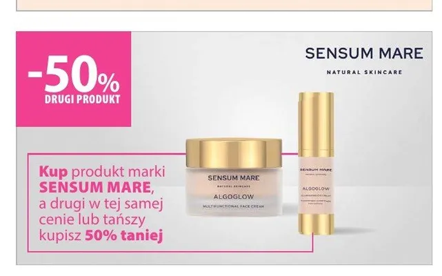 Kosmetyki Sensum Mare promocja w Hebe