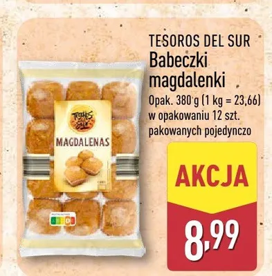 Babeczki magdalenki TESOROS DEL SUR promocja w Aldi