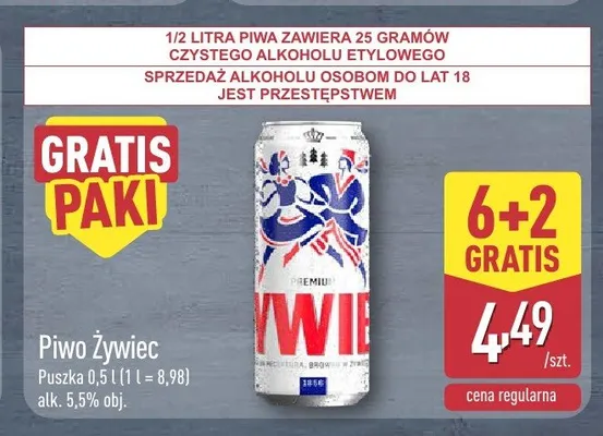 Piwo Żywiec promocja w Aldi