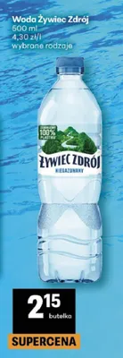 Woda niegazowana Żywiec Zdrój promocja w Delikatesy Centrum