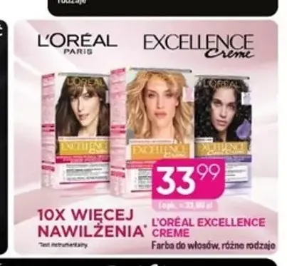 Farba do włosów L'Oréal Excellence Creme promocja w Drogerie Koliber