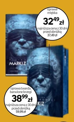 Książka Markiz oprawa miękka Przemysław Piotrowski promocja w Empik