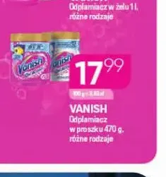 Odplamiacz w proszku Vanish promocja w Drogerie Koliber