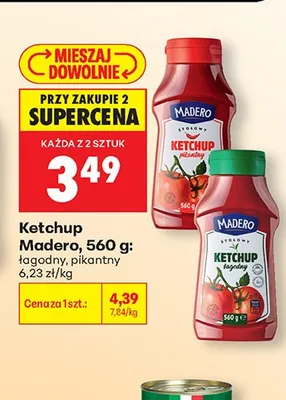 Ketchup pikantny Madero promocja w Biedronka