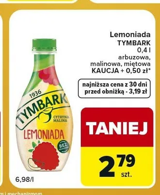 Lemoniada arbuzowa Tymbark promocja w Carrefour Express