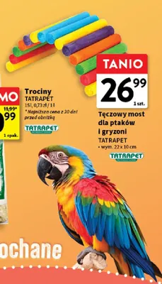 Tęczowy most dla ptaków i gryzoni Tatrapet promocja w Intermarche