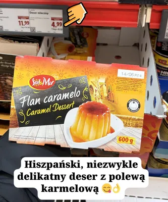 Deser mleczny Flan caramelo Sol&Mar promocja w Lidl