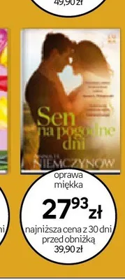 Książka Sen na pogodne dni Anna H. Niemczynow oprawa miękka promocja w Empik