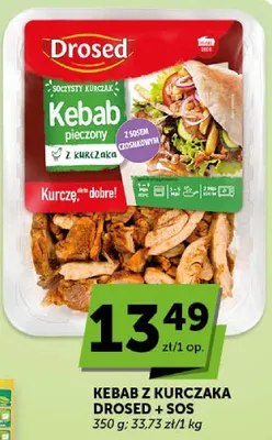 Kebab z kurczaka + sos promocja w Euro Sklep