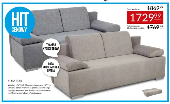 Sofa Rubi promocja w Abra Meble