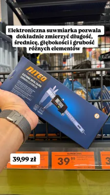 Suwmiarka elektroniczna Niteo promocja w Biedronka