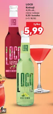 Koktajl Loco Cosmopolitan promocja w Kaufland