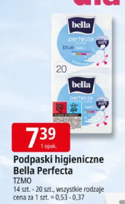 Podpaski higieniczne Bella Perfecta promocja w Leclerc