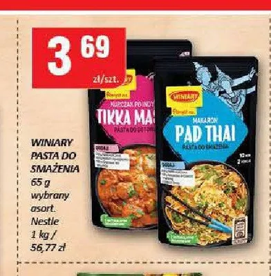Pasta do smażenia Winiary Tikka Masala promocja w Chorten
