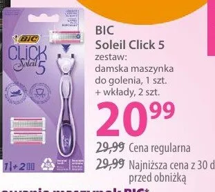 Maszynka damska do golenia Soleil Click 5 promocja w Hebe