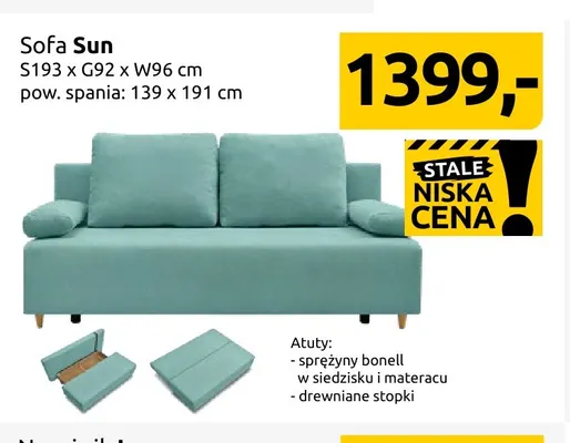 Sofa Sun promocja w Black Red White