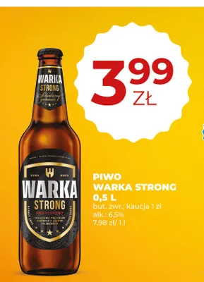 Piwo Warka Strong promocja w Duży Ben