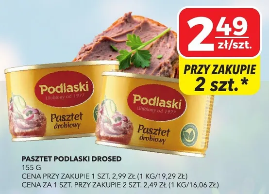 Pasztet drobiowy promocja w Top Market