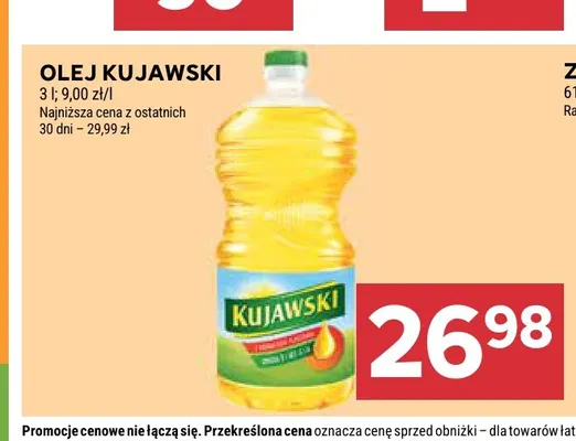Olej rzepakowy Kujawski promocja w Stokrotka