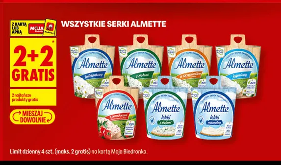 Serek Almette ze szczypiorkiem promocja w Biedronka