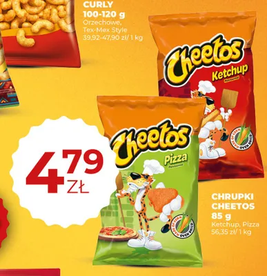 Chrupki Cheetos Pizza 85g promocja w Duży Ben