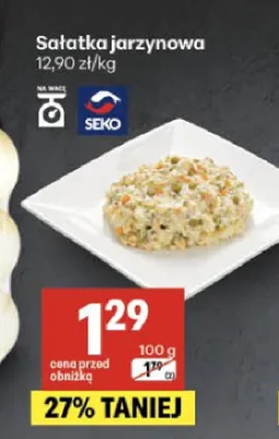 Sałatka jarzynowa Seko promocja w Delikatesy Centrum