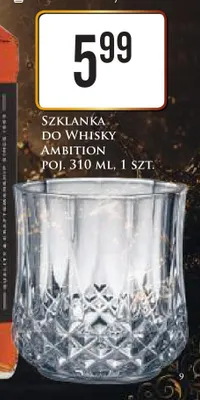 Szklanka do whisky Ambition 310 ml promocja w Dino