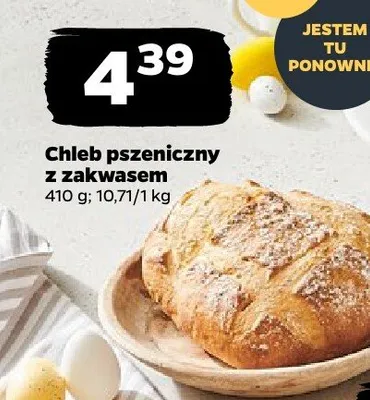 Chleb pszeniczny z zakwasem promocja w Netto