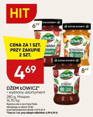 Dżem Łowicz promocja w Chata Polska